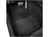 Cartrend Auto-Fussmatte Textil Basic Schwarz-Weiss 750 x 450 mm / 4-tlg. Cartrend Auto-Fussmatte Textil Basic Schwarz-Weiss 750 x 450 mm / 4-tlg.