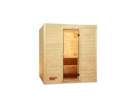 Weka Massivholzsauna 537 Gr. 2 mit Glastür