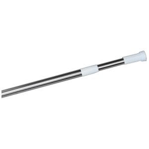 Barre de douche MSV en acier inoxydable, extensible de 140 à 260 cm.