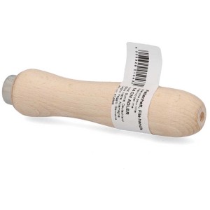 Manche de lime en bois de 14 cm en hêtre. Outil pour rabots et ciseaux à bois.