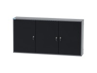 Küpper Hängeschrank Modell 70090 Schwarz-Hellgrau (HxBxT) 60 x 120 x 20 cm
