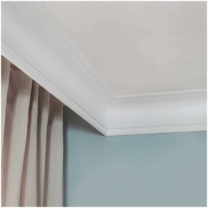 Papier peint isolant Decorate EPS, épaisseur 4mm, sur plafond et mur, réduit la perte de chaleur.