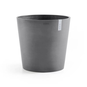 Vaso per piante grigio Ecopots Amsterdam, Ø 50 cm, ideale per interni ed esterni.