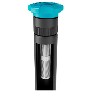 Arroseur escamotable Gardena SD80 pour pelouse jusqu'à 80 m², vue détaillée du filtre.