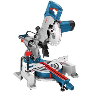 Scie à onglet radiale Bosch Professional GCM 800 SJ : Scie à onglet combinée compacte bleu/argent.