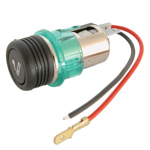 Accendisigari con anello luminoso per interni auto, 12V.