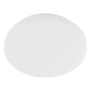 Plafoniera LED Eglo Expert Approdo bianca e rotonda, Ø 26 cm, adatta per ambienti umidi.