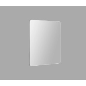 Specchio di design DSK Picasso, 50x70 cm, cornice argento. Specchio da parete moderno per bagno e soggiorno.