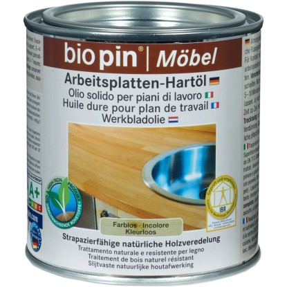 Biopin Arbeitsplatten-Hartöl Transparent 375 ml