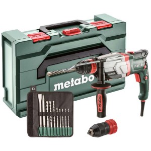 Marteau perforateur Metabo UHEV 2860-2 Quickset avec accessoires et metaBOX.