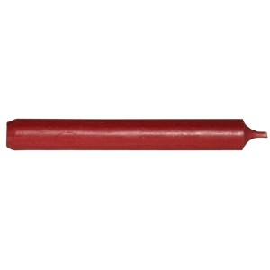 Bougie Disco rouge rubis, bougie bâton teintée pour une lumière d'ambiance.