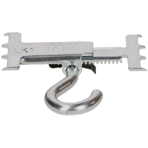 Griffe de lampe, réglable de 40 à 57 mm, pour installation murale ou au plafond.