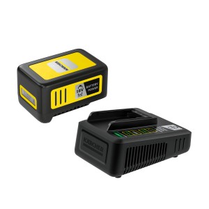Kärcher Starter Kit Battery Power 18/50: Batteria e caricabatterie per sistema a batteria 18V.