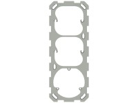 Befestigungsplatte Modino Priamos senkrecht für Steckdose Gr.3x1