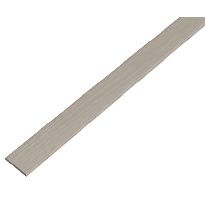 Flachstange selbstklebend Aluminium Edelstahldesign dunkel Länge 1'000 mm