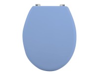 MSV WC-Sitz Cleo MDF Hellblau (HxBxT) 45 x 37 x 5,6 cm