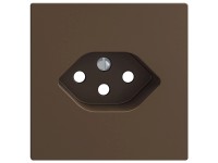 Feller Prise plaque frontale EdizioDue 1 x T13 Coffee