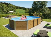 Weka Piscine en bois massif 594 (HxlxP) 116 x 376 x 714 cm