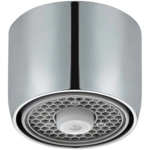 Aeratore Neoperl, cromato, M22/M24, per un flusso d'acqua senza schizzi.