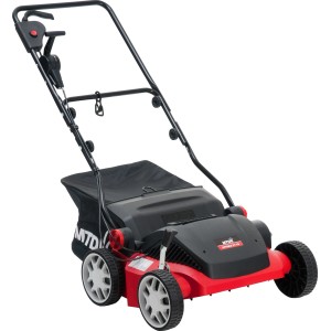 Scarificateur électrique MTD Optima 37 VE, 1600 W, avec bac de ramassage. Idéal pour l'entretien de la pelouse.
