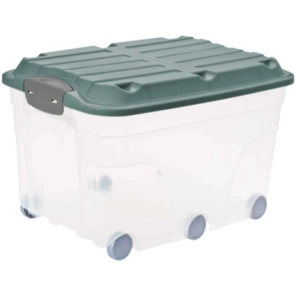 Rotho Contenitore Roller 6 Mistletoe Green 57 l