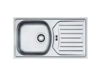 Franke Spüle Eurostar ETN 611-78 Edelstahl reversibel (HxBxT) 140 x 780 x 435 mm