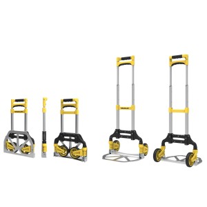 Carrello pieghevole Stanley, portata 60 kg, diverse angolazioni.