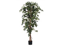 Mica Decorations Kunstpflanze Ficus Grün Topf Ø 80 cm / Höhe 170 cm