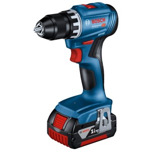 Dettaglio dell'avvitatore a batteria Bosch Professional GSR 18V-45.