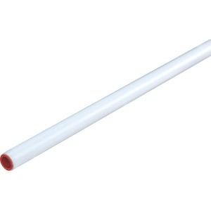 Tube multicouche composite de 2,5 m (Ø 16 mm) en plastique et aluminium pour plomberie.
