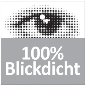 Image symbole : Brise-vue Rügen Weiss 100 % occultant pour balcon et jardin.