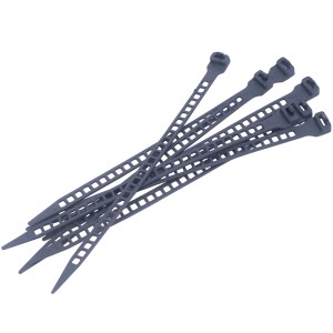 Anelli di fissaggio antracite per schermi privacy balcone, resistenti ai raggi UV.