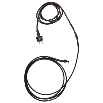 Videx Frostschutz-Heizkabel mit Thermostat Kunststoff Schwarz 6 m