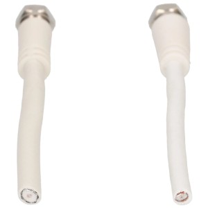 Cavo di collegamento Sat Schwaiger bianco, 1,5 m, per audio e video.