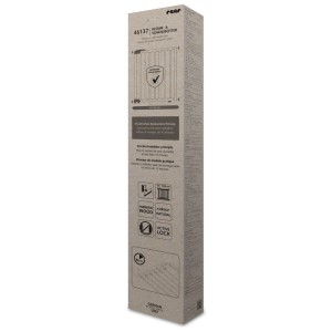 Verpackung des Reer Klemm- und Schraubgitters Holz Natur, 72 x 63-106 cm.