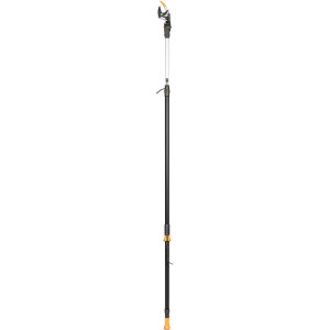 Fiskars Tagliasiepi PowerGearX UPX86 con manico telescopico per potatura fino a 6m.