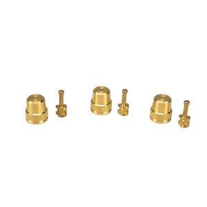 Jeu de buses à jet creux Gloria, 3 buses en laiton (1 mm/2 mm) pour pulvérisateurs à pression.
