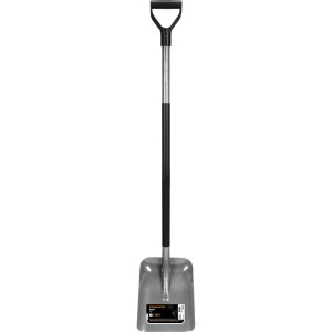 Pala Ergonomic Fiskars con manico a D, acciaio al boro, ideale per giardinaggio e edilizia.