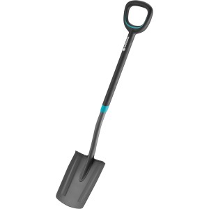 Bêche Gardena ErgoLine pour bêcher avec poignée en D et large repose-pied.
