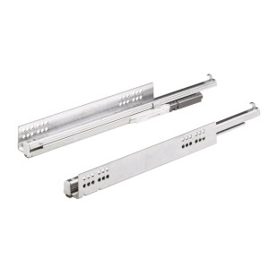 Sistema di estrazione totale Hettich Quadro V6, 500 mm, acciaio zincato per cassetti.