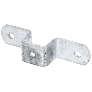Bride de fixation galvanisée à chaud pour poteaux universels, accessoire pour escaliers et rampes.
