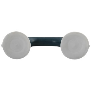 Barre d'appui à ventouses MSV, blanche, pour plus de sécurité dans la salle de bain, charge max. 60 kg.