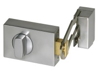 Alpertec Sicherheitsschloss für Gartentür mit Sperrbügel Silberfarbig