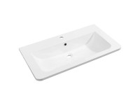 Fackelmann Mineralgussbecken Luxor Ausrichtung mittig 80 cm Fackelmann Mineralgussbecken Luxor Ausrichtung mittig 80 cm