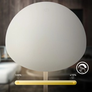 Briloner Lampada tavolo LED Kugle dimmerabile Bianco opaco 250 lm / Ø 16 x 29 cm