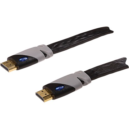 Schwaiger Cavo piatto HDMI High-Speed con Ethernet Nero 3 m