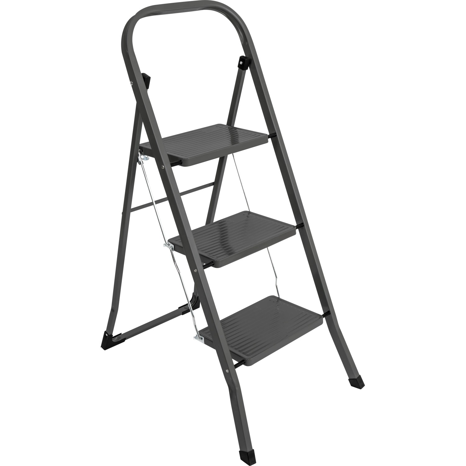 Échelle Télescopique Pliable En Alm Pliable Escabeau à 3 Marches Avec