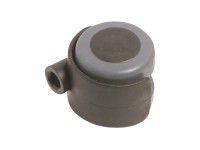 Parkett-Doppelrolle mit Rückenloch 30 kg / Ø 40 mm