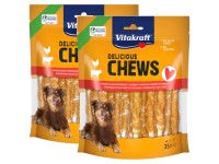 Vitakraft® Hunde-Kaustangen Delicious Chews Huhn und Rind 2 x 25 Stk.