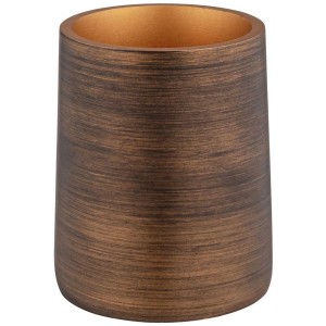Portaspazzolino Wenko Palena in ceramica bronzo.